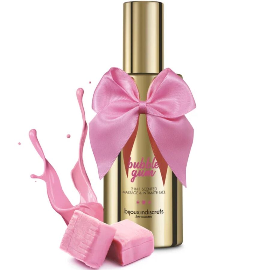 Bijoux Bubble Gum gel de masaje íntimo perfumado 100 ml