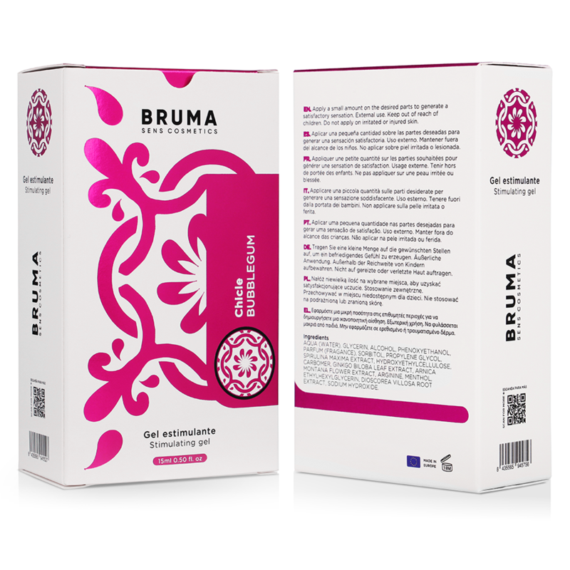 Bruma Onagra orgasm gel sabor chicle 15 ml
