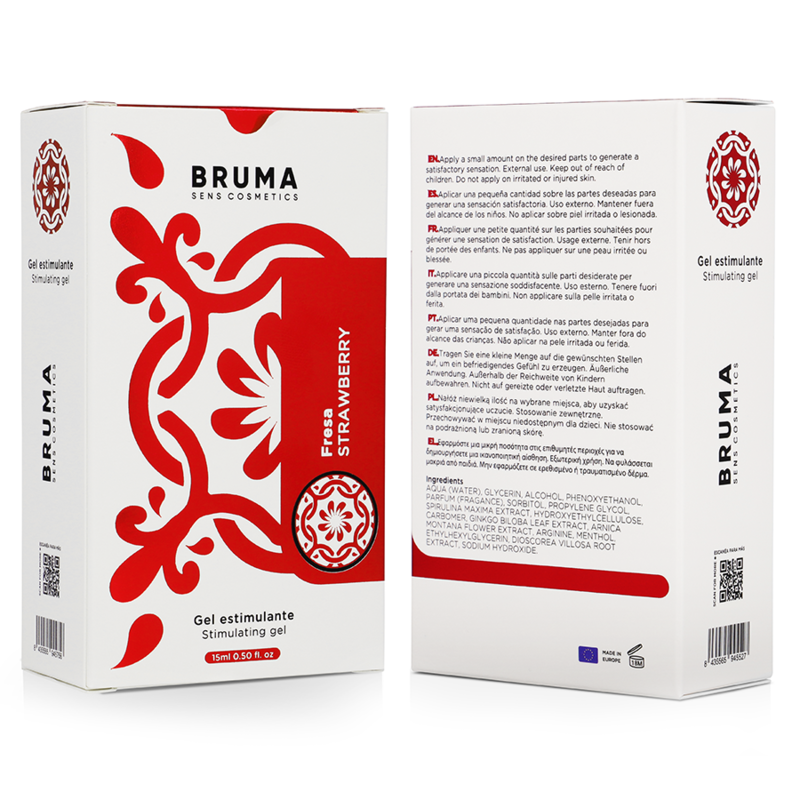 Bruma Onagra orgasm gel sabor fresa 15 ml