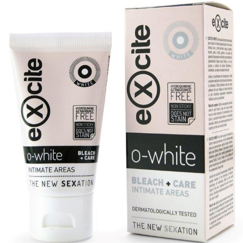 Excite O-White bleach + care intimate areas 50 ml