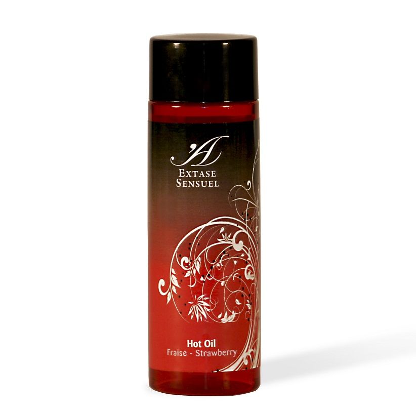 Extase Sensual aceite estimulante calor fresa 100 ml