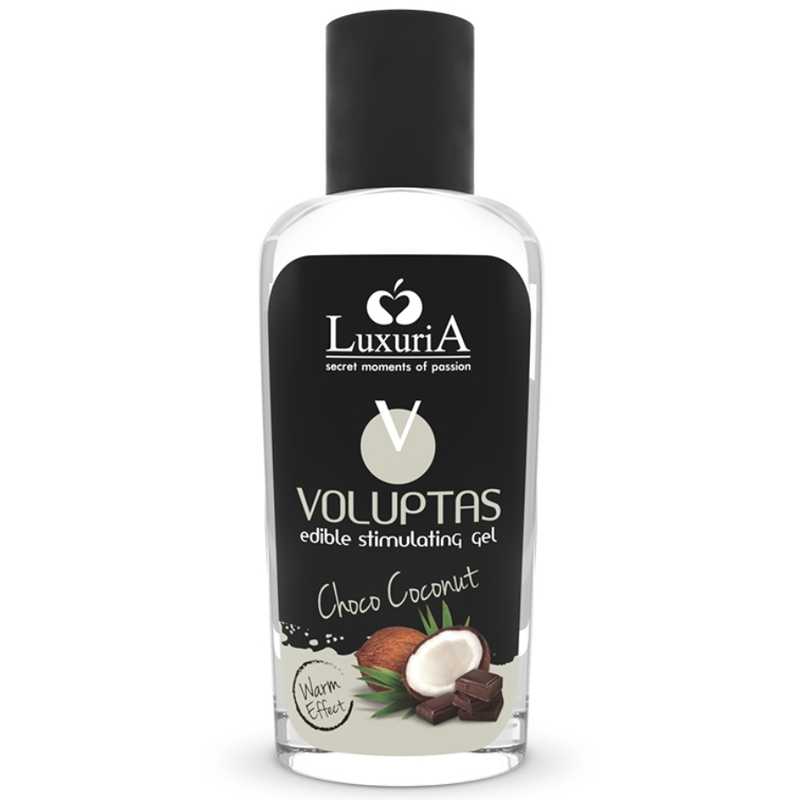 Intimateline Luxuria Voluptas gel masaje comestible efecto calor coco y crema 100 ml