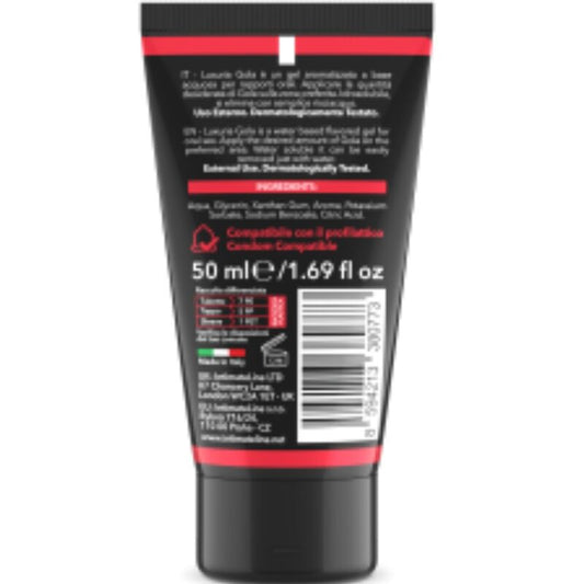 Intimateline luxuria gola gel oral fresa 50 ml