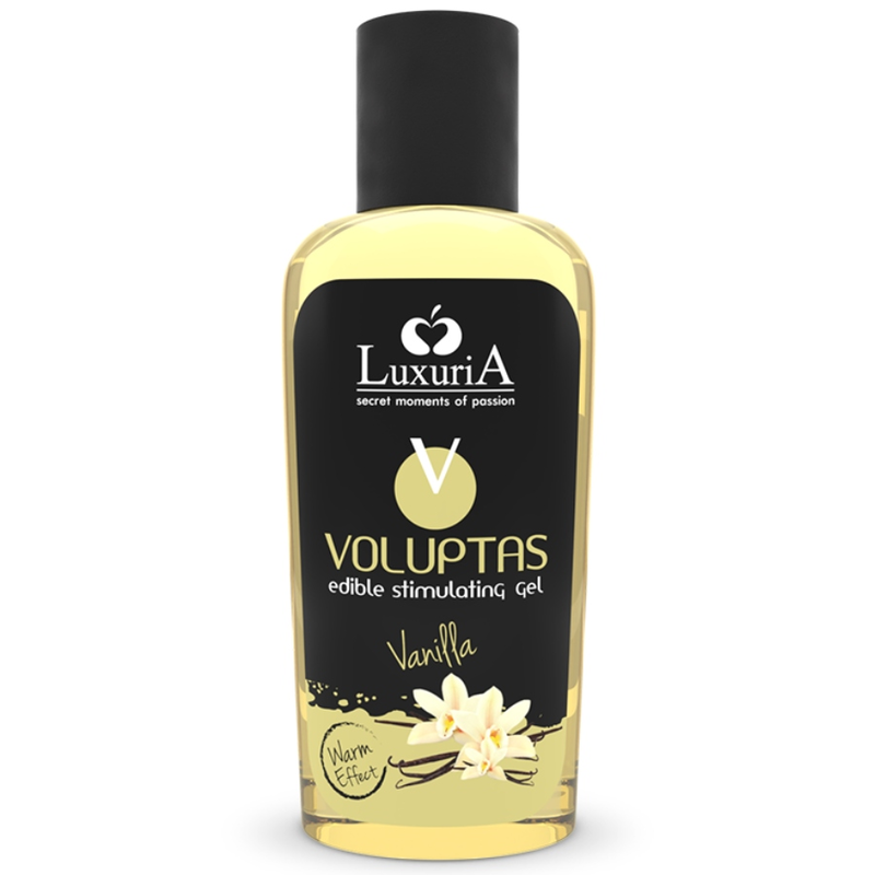 Intimateline Luxuria Voluptas gel masaje comestible efecto calor vainilla 100 ml