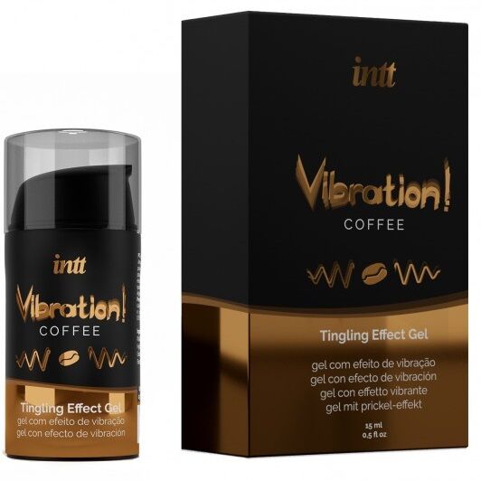 INTT massage & oral sex gel de masaje sabor a café efecto calor 30 ml