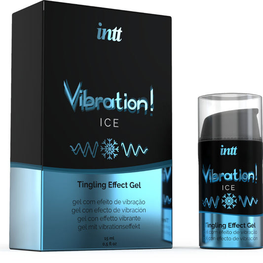 Intt potente estimulante íntimo gel vibrador efecto frío 15ml