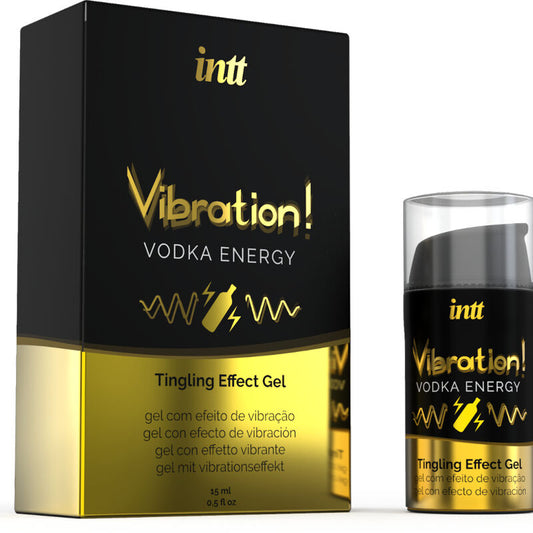 Intt potente estimulante íntimo gel vibrador liquido vodka 15 ml