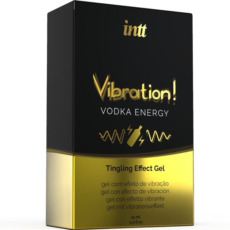 Intt potente estimulante íntimo gel vibrador liquido vodka 15 ml