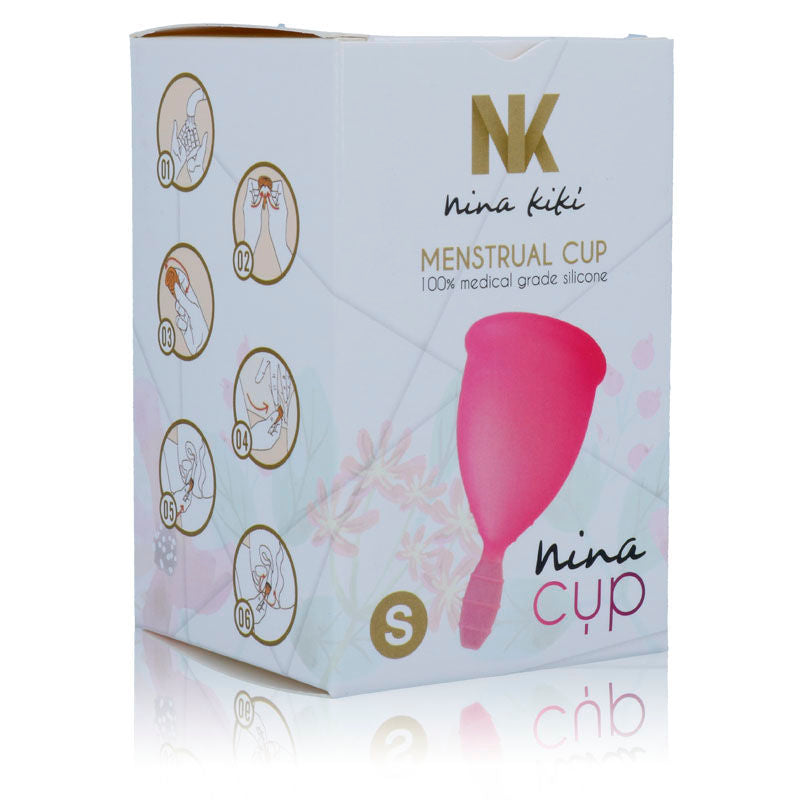 Nina kikí copa menstrual rosa talla S