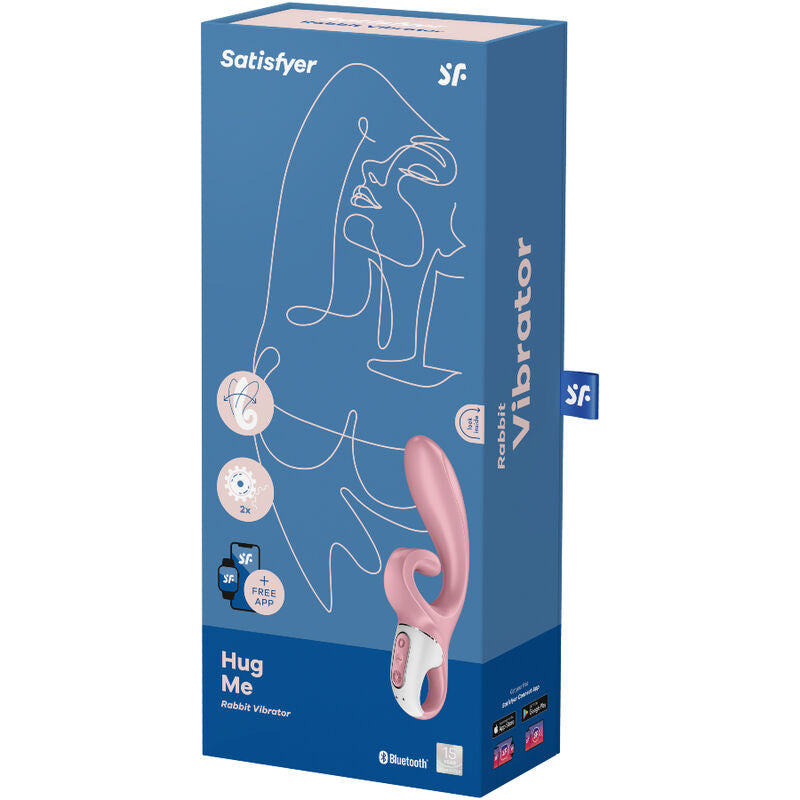 Satisfyer Hug Me vibrador rabbit rosa