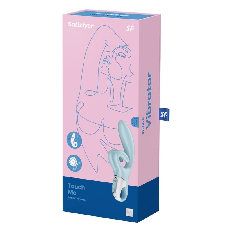 Satisfyer Touch Me vibrador rabbit azul