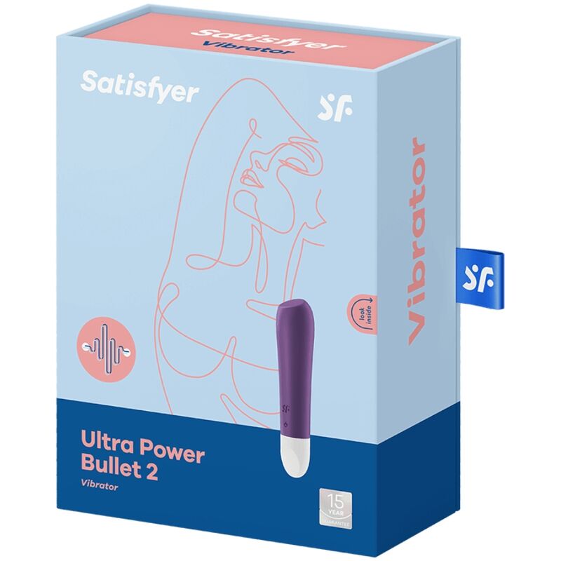 Satisfyer Ultra Power Bullet 2 bala vibradora morada