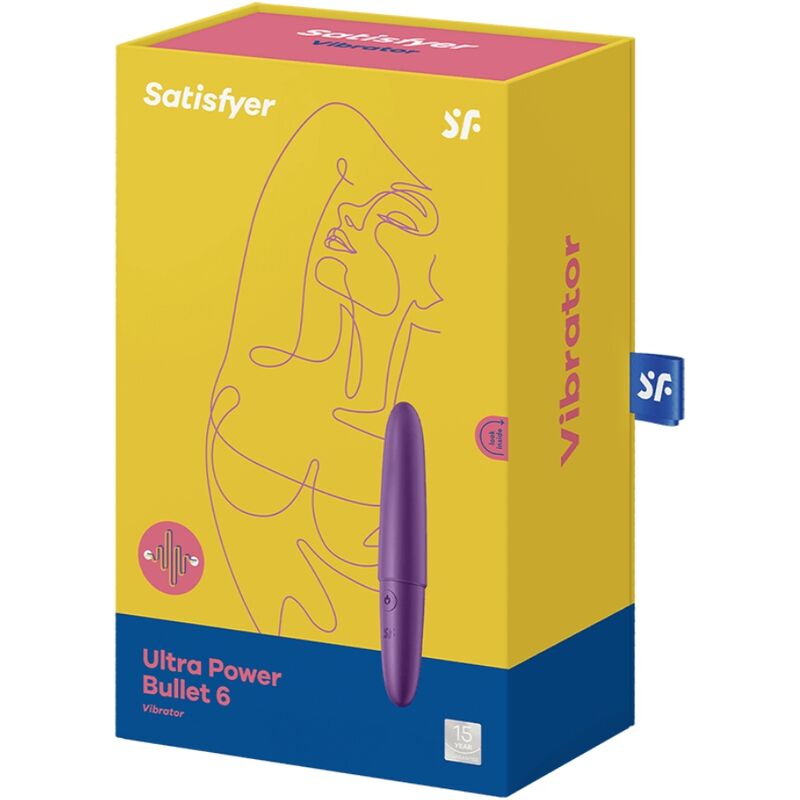 Satisfyer Ultra Power Bullet 6 bala vibradora morada