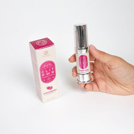SecretPlay Clit PWR blsamo de clitoris de fresa 15 ml
