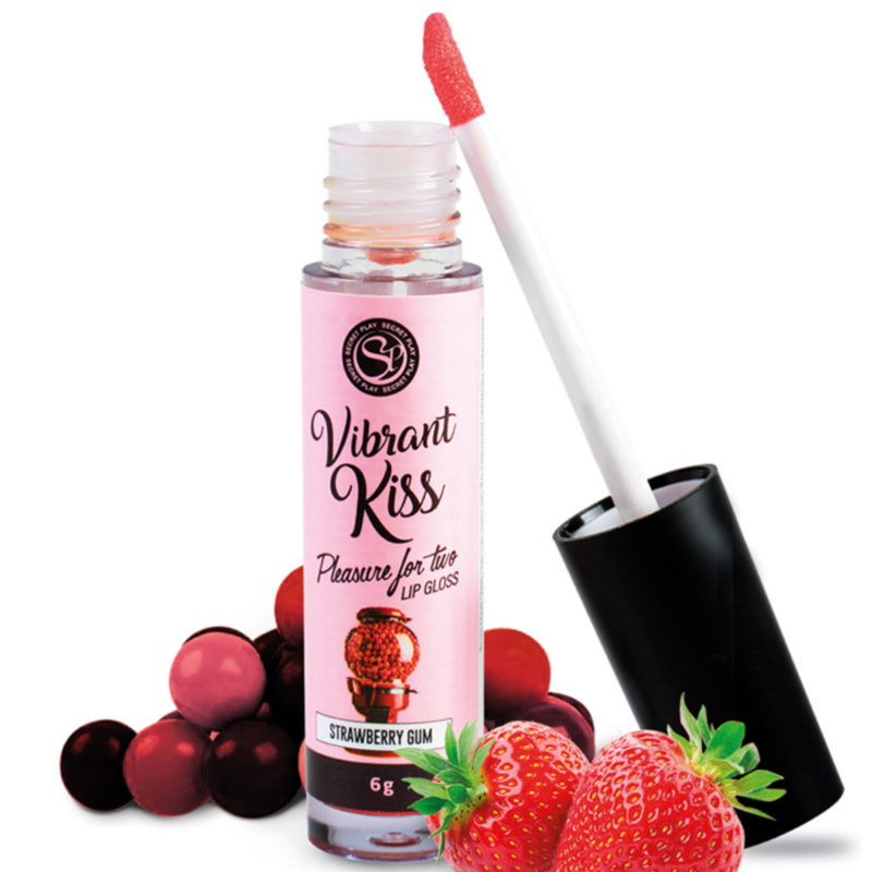 SecretPlay lip gloss vibrant kiss chicle de fresa 6 g