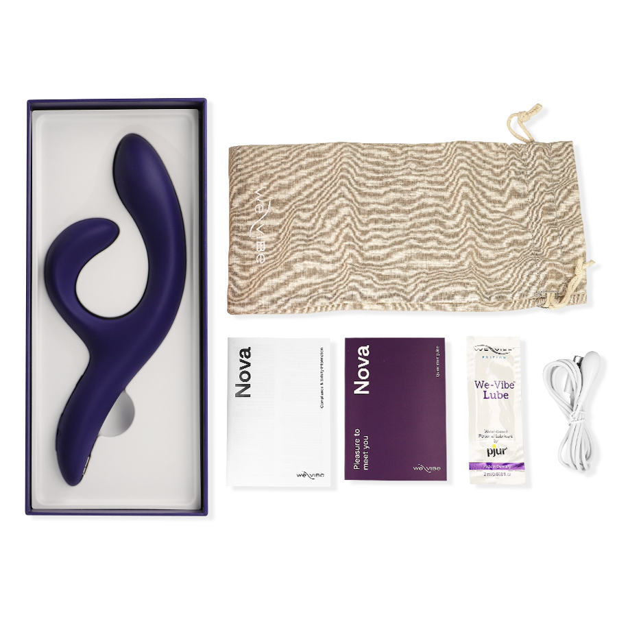 We-Vibe Nova 3 vibrador rabbit azul medianoche