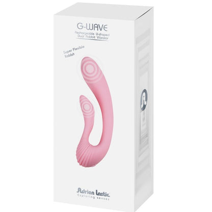 Adrien Lastic G-Wave vibrador dual rabbit rosa
