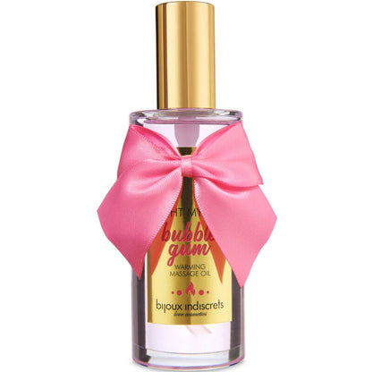 Bijoux Indiscrets Light My Fire aceite masaje efecto calor sabor chicle 100 ml