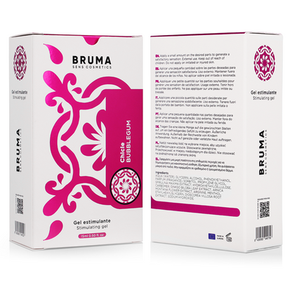 Bruma Onagra orgasm gel sabor chicle 15 ml