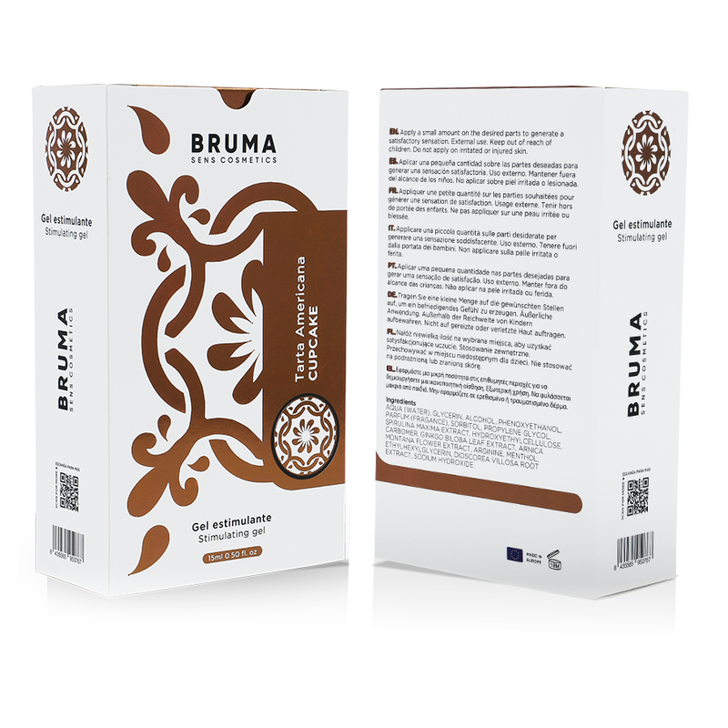 Bruma Onagra orgasm gel sabor tarta americana 15 ml