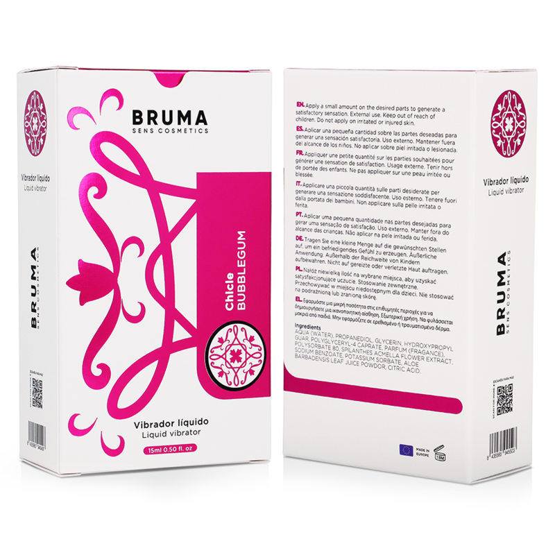 Bruma vibrador líquido chicle 15 ml