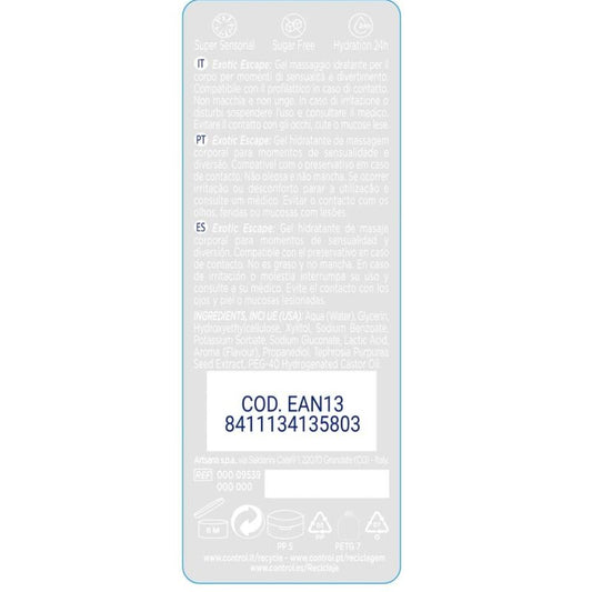 Control 2 en 1 massage & pleasure exotic 200 ml