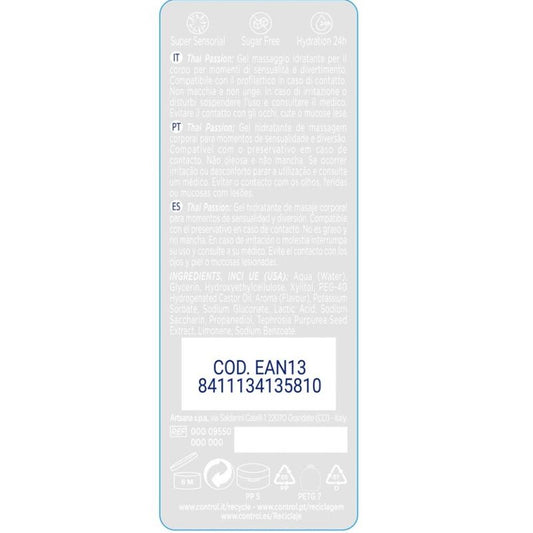 Control 2 en 1 massage & pleasure thai passion 200 ml