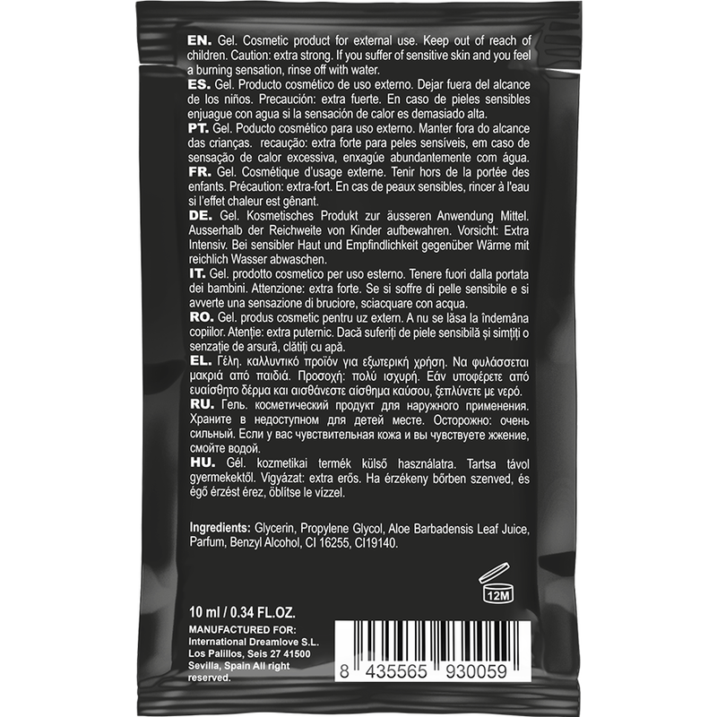 Coquette pocket Chronos delay gel retardante para él 10 ml