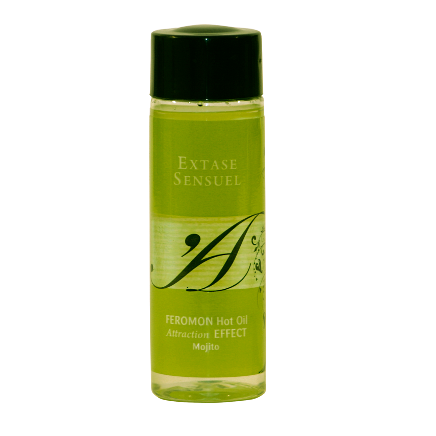 Extase Sensual aceite masaje efecto calor con feromonas mojito 100 ml