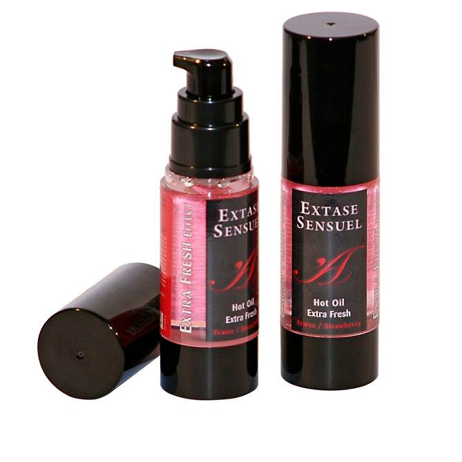 Extase Sensual aceite masaje efecto extra fresh fresa 30 ml