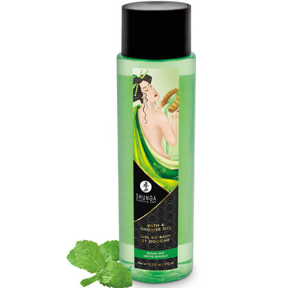 Shunga gel de baño & ducha menta 370 ml