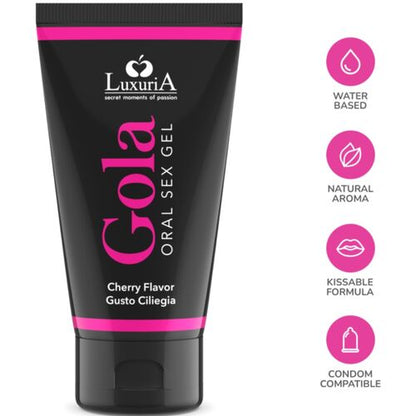 Intimateline luxuria gola gel oral cereza 50 ml