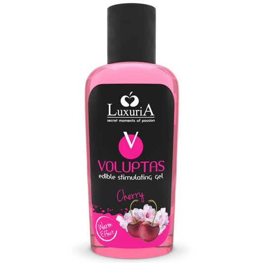 Intimateline Luxuria Voluptas gel masaje comestible efecto calor cereza 100 ml