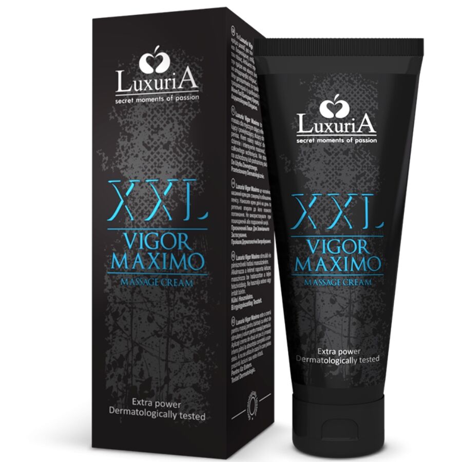 Intimateline Luxuria XXL vigor máximo crema masaje voluminizadora 75 ml
