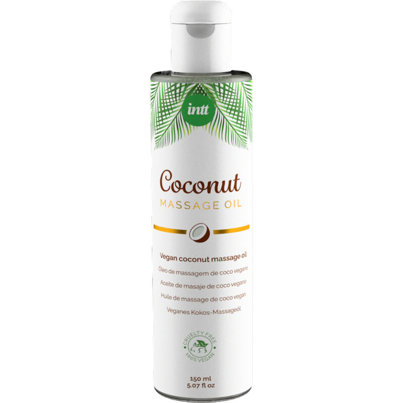INTT aceite de masaje vegano dulce con sabor a coco relajante