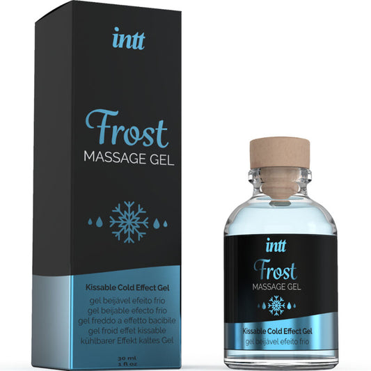 INTT gel de masaje sabor a menta efecto frio intenso