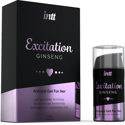 Intt lubricants gel estimulante y excitante íntimo calor activador deseo sexual 15 ml
