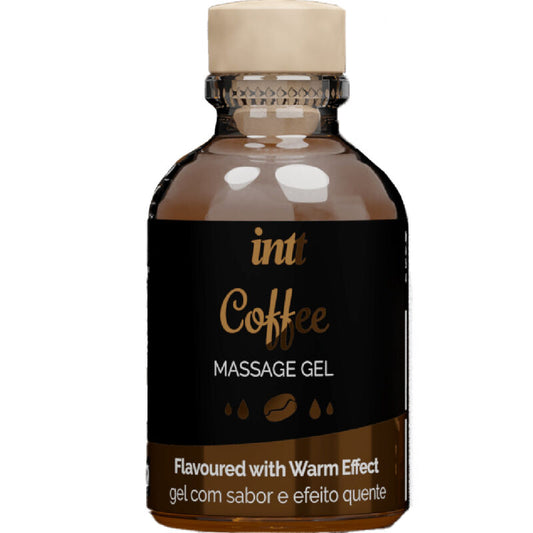 INTT massage & oral sex gel de masaje sabor a café efecto calor 30 ml