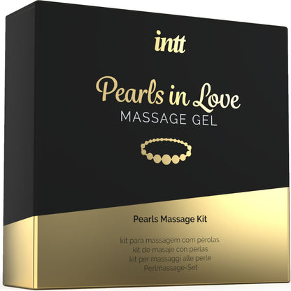 Intt massage & oral sex pearls in love con collar de perlas y gel de silicona