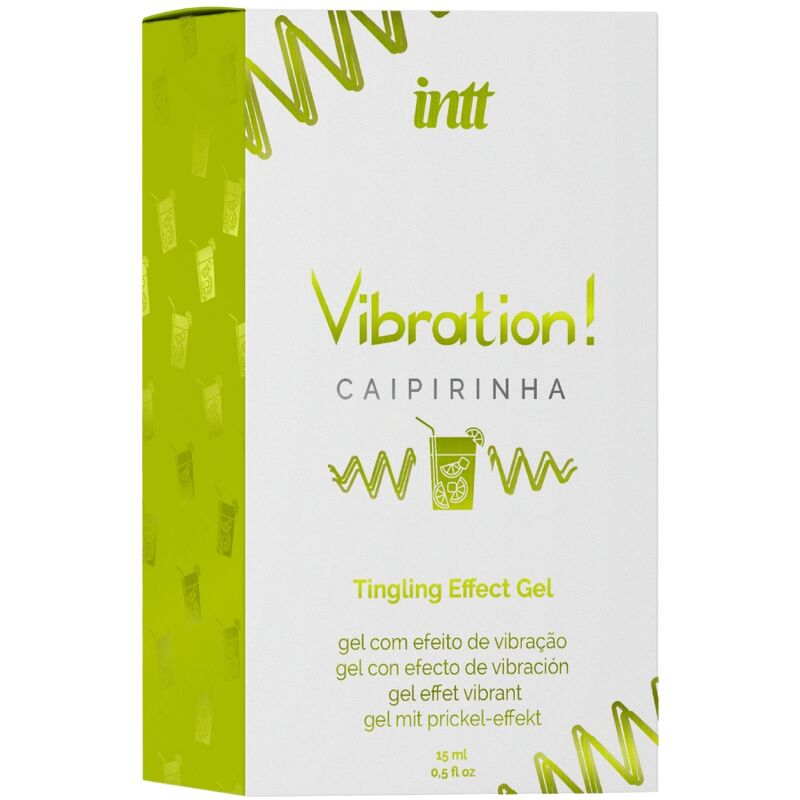 Intt potente estimulante íntimo gel vibrador liquido caipirinha 15 ml