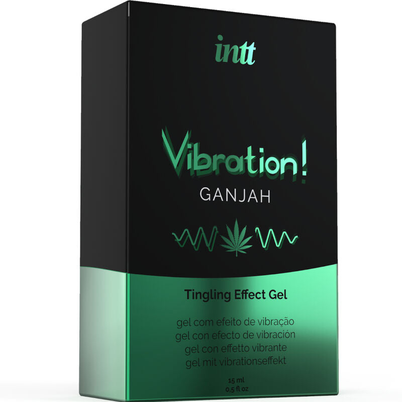 Intt potente estimulante íntimo gel vibrador liquido cannabis 15 ml