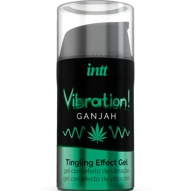 Intt potente estimulante íntimo gel vibrador liquido cannabis 15 ml