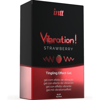 Intt potente estimulante íntimo gel vibrador liquido fresa 15 ml