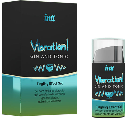 Intt potente estimulante íntimo gel vibrador liquido gin & tonic 15 ml