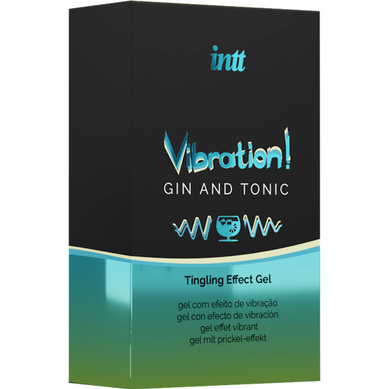 Intt potente estimulante íntimo gel vibrador liquido gin & tonic 15 ml