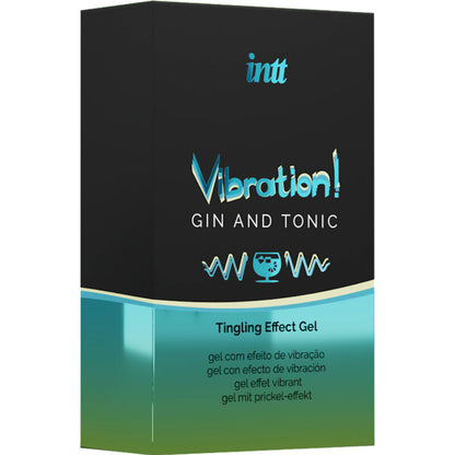 Intt potente estimulante íntimo gel vibrador liquido gin & tonic 15 ml