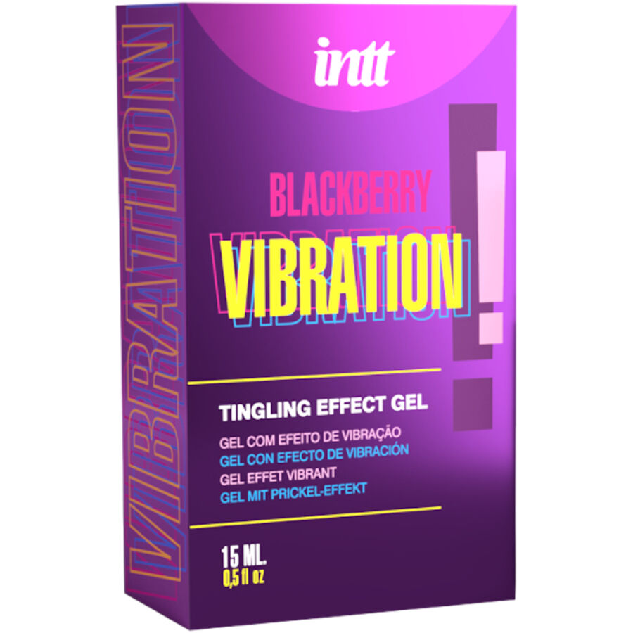 INTT releases gel vibrador líquido sabor mora 15 ml