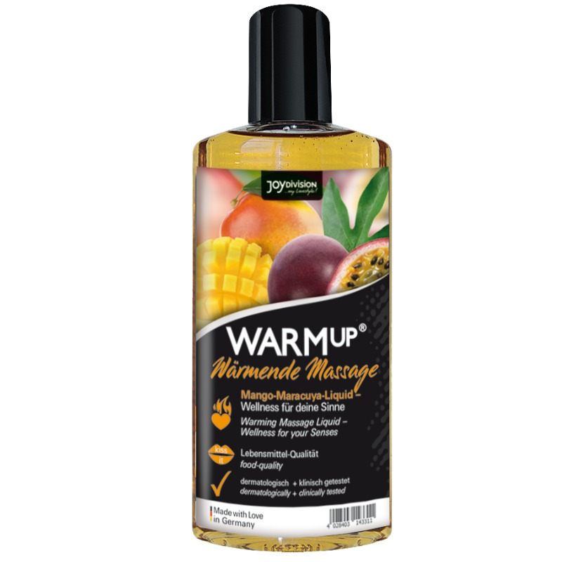 Joydivision aquaglide warmup aceite de masaje mango+maracuya 150 ml