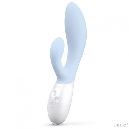 Lelo Ina 3 vibrador rabbit lujo celeste