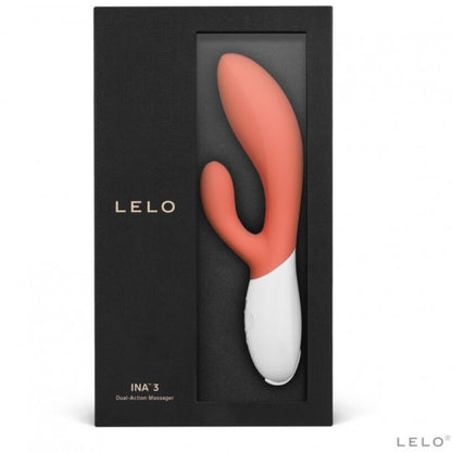Lelo Ina 3 vibrador rabbit lujo coral
